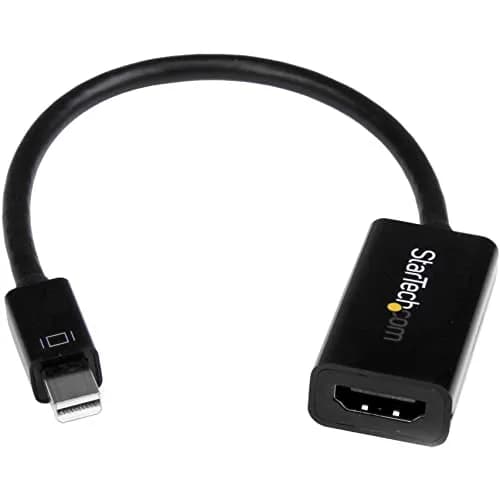 StarTech.com Active Mini DisplayPort to HDMI Adapter 15cm Cable | 4K 30Hz, 1080p, DPCP thumbnail 1
