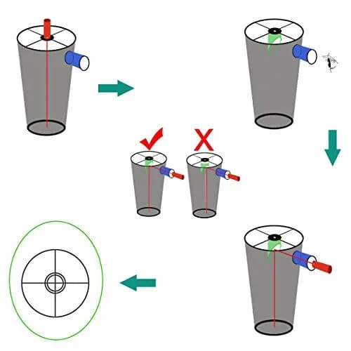 SVBONY Red Laser Collimator 1.25"/2" with 7 Brightness Levels | Newtonian & SCT Telescope Alignment Tool thumbnail 9