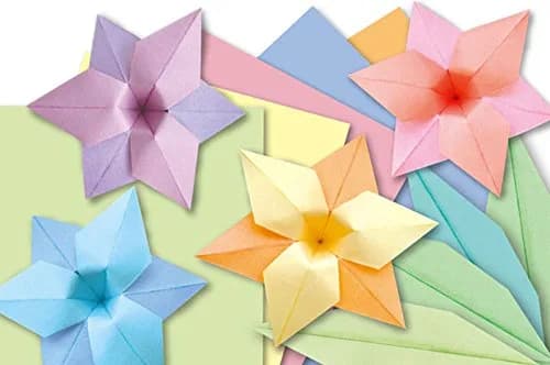 Toyo Tant Pastel Colors Origami Paper 15cm x 15cm (48 Sheets Total) | Japanese Pattern Printed Craft Paper thumbnail 3