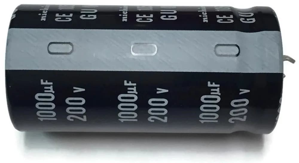 Nichicon 105°C Electrolytic Capacitor 1000uF 200V | High Temp, 20% Tolerance (70-120 chars) - main product image