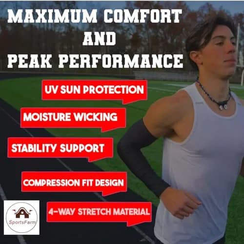 Sports Farm Moisture Wicking Compression Arm Sleeve Pink Digital Camo Youth Large | Sweat-Resistant for Sports thumbnail 6