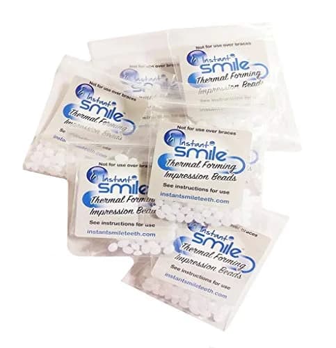 Instant Smile Billy Bob Replacement Thermal Adhesive Fitting Beads for Fake Teeth, 8 Count (0.23 kg) | Bonding Adhesive thumbnail 1