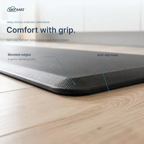 Sky Solutions Anti Fatigue Floor Mat 51cm x 100cm (20in x 39in) | Cushioned Comfort for Indian Kitchens & Offices thumbnail 6