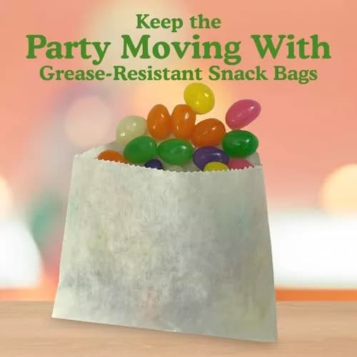 Regency Wraps Grease Resistant French Fry Bags 4.5 x 3.5 Inch Pack of 50 | Keep Hands Clean at Parties thumbnail 5