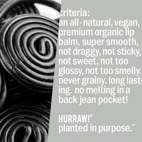 Hurraw! Licorice Lip Balm 2 Pack | Organic Vegan Cruelty-Free 4.8g thumbnail 6
