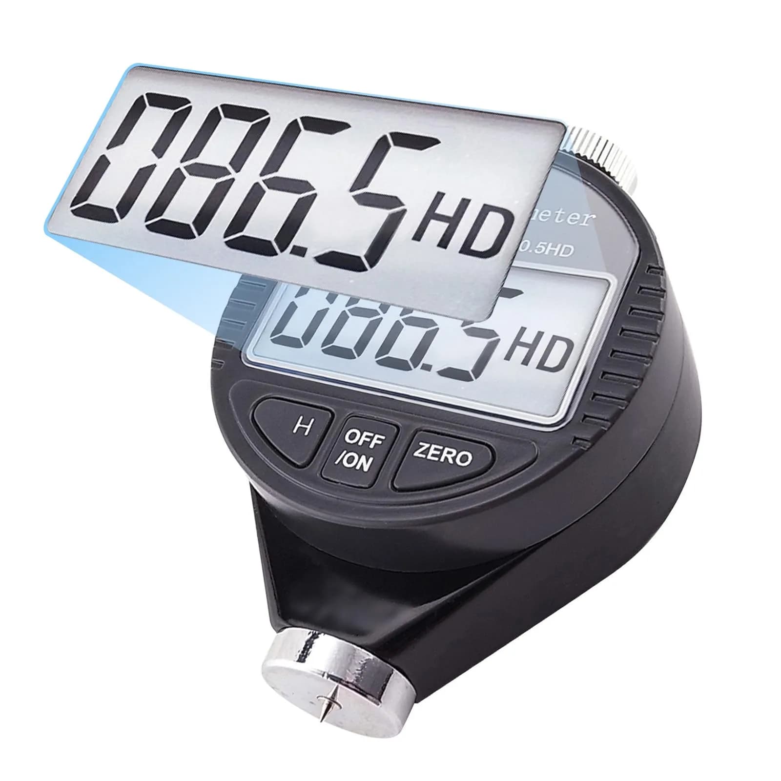 Gain Express Shore D Hardness Tester 87mm x 56mm x 25mm | Precise Digital Durometer for Rubber & Plastics