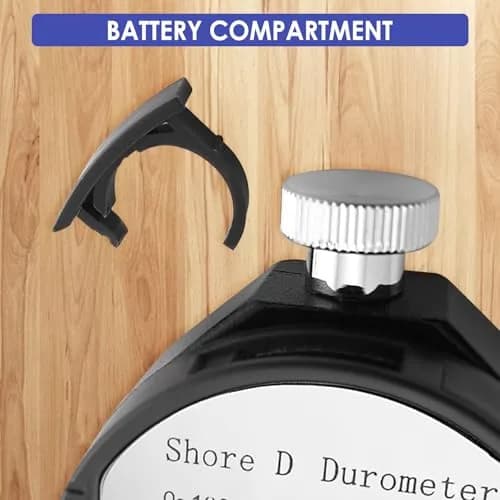 Gain Express Shore D Hardness Tester 87mm x 56mm x 25mm | Precise Digital Durometer for Rubber & Plastics thumbnail 9