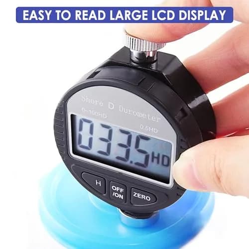 Gain Express Shore D Hardness Tester 87mm x 56mm x 25mm | Precise Digital Durometer for Rubber & Plastics thumbnail 2