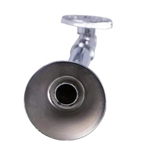 Midline Valve 84212PR-NL 1/2 in. Sweat x 3/8 in. Compression Straight Stop Valve with 5" Extension Tube | Lead-Free Brass Construction thumbnail 4