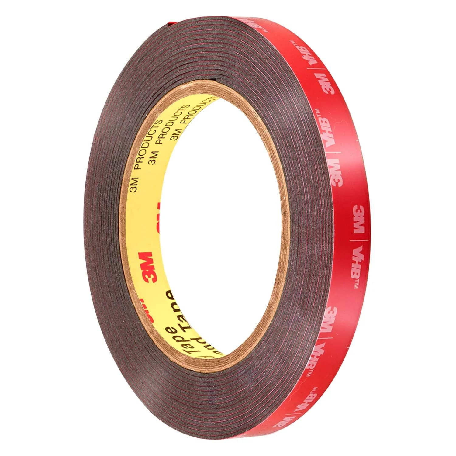 3M VHB 5952 Double-Sided Foam Tape 12mm (0.5") x 4.57m (15 Ft) Grey | Industrial Strength Acrylic Foam Tape