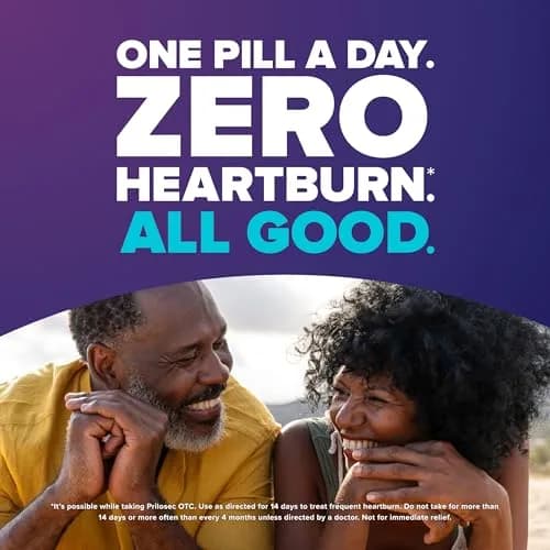Prilosec OTC Omeprazole 20mg Delayed-Release Tablets Wildberry 42 | 24 Hour Heartburn Relief thumbnail 8