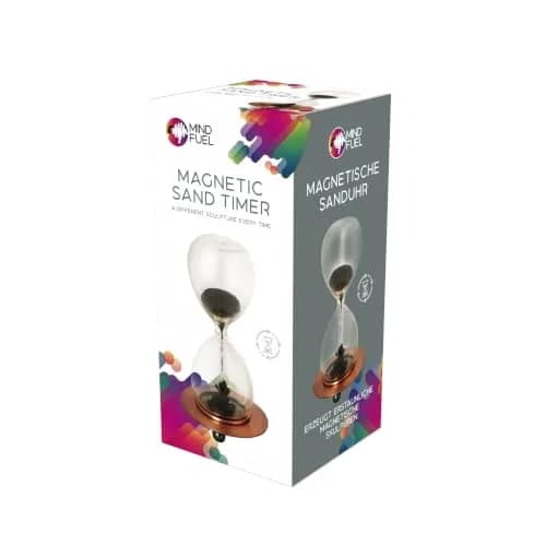 Westminster Magnetic Sand Timer with Copper Base Stand, 14.0 cm (5.5 inches) Tall | Creates Unique Sculptures thumbnail 5