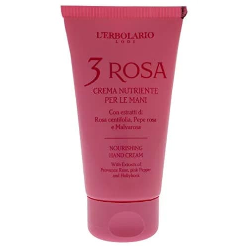 L'Erbolario 3 Rosa Nourishing Hand Cream 2.5 oz | Moisturizes & Soothes Dry Hands thumbnail 2