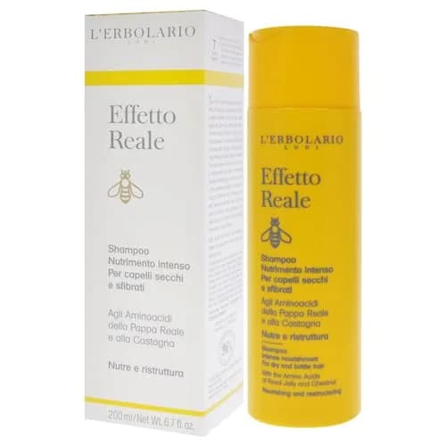 L'Erbolario Effetto Reale Intense Nourishment Shampoo – Clarifying for Dry & Brittle Hair – Unisex, 6.7 oz | Deep Nourishing & Hydrating thumbnail 4