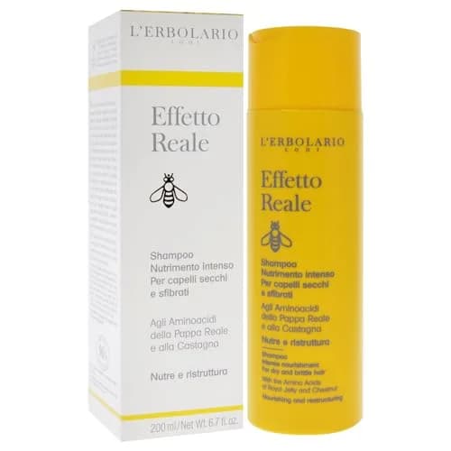 L'Erbolario Effetto Reale Intense Nourishment Shampoo – Clarifying for Dry & Brittle Hair – Unisex, 6.7 oz | Deep Nourishing & Hydrating thumbnail 3