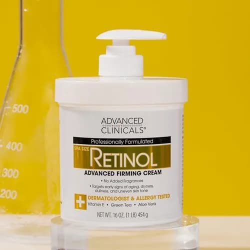 Advanced Clinicals Retinol Body Lotion & Face Moisturizer 1000ml (32 Fl Oz) | Targets Fine Lines & Wrinkles thumbnail 8