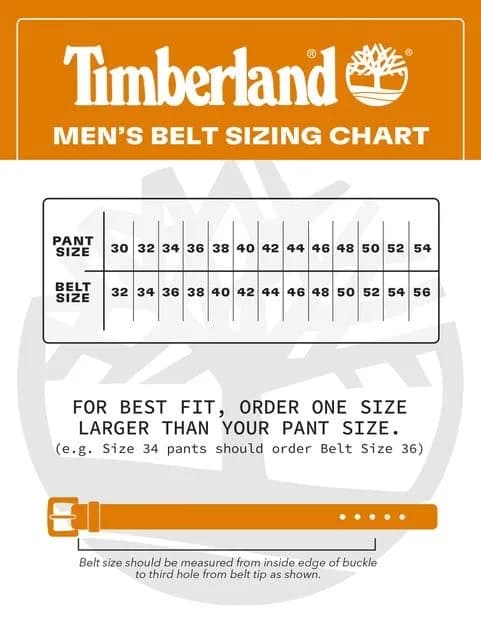 Timberland Men's 40mm Pull Up Leather Belt, Black, 34 (86 cm / 34 in) | Genuine Leather Everyday Belt thumbnail 4