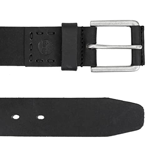 Timberland Men Casual Leather Belt, Black, 38 | Stylish & Durable Leather Belt for Men thumbnail 2