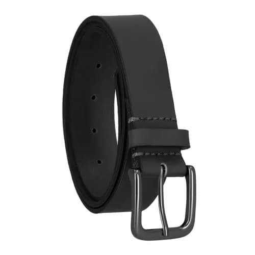 Timberland Men's 35mm Classic Buckle Jean Leather Belt, Black, 36 (1.25 inches / 32 mm) thumbnail 1