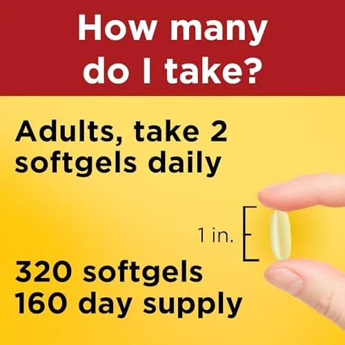 Nature Made Fish Oil Omega 3 Supplements 1000mg Softgels 320 Count thumbnail 4