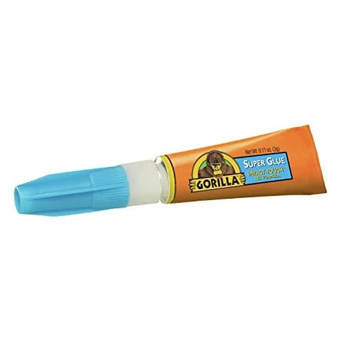 Gorilla Super Glue Tube, 3 Gram (0.11 Fl Oz) | Impact-Tough Cyanoacrylate Adhesive thumbnail 2