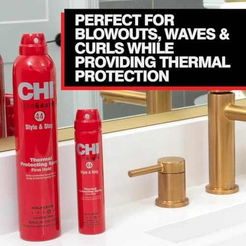 CHI 44 Iron Guard Style & Stay Firm Hold Protecting Spray, 10 Oz | Long-lasting style & thermal protection thumbnail 3