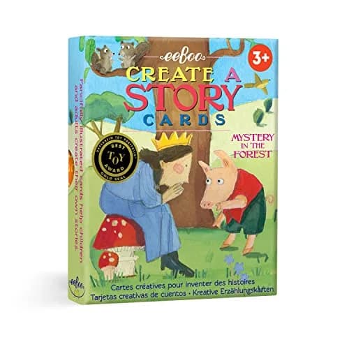 eeBoo Mystery in The Forest Create a Story Pre-Literacy Cards 36 Cards | Develops Imagination & Storytelling Skills thumbnail 1