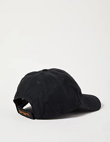 Carhartt Men's Canvas Cap, Black, One Size | Washed Canvas Baseball Cap with Adjustable Fit thumbnail 3