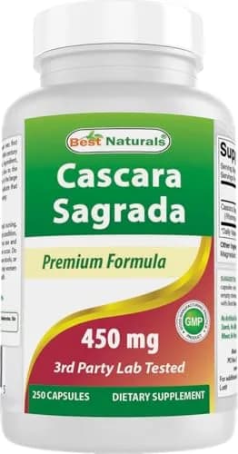 Best Naturals Cascara Sagrada 450 mg | Digestive Support Capsules for Adults thumbnail 1