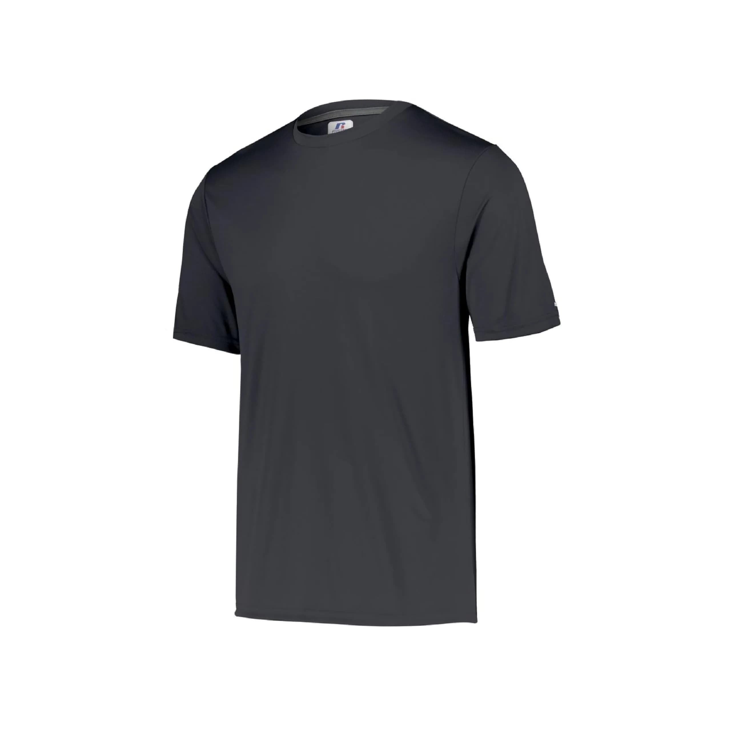 Russell Athletic Men's Short Sleeve Performance T-Shirt in Stealth 3X-Large | Moisture-Wicking, UV Protection, Odor Control