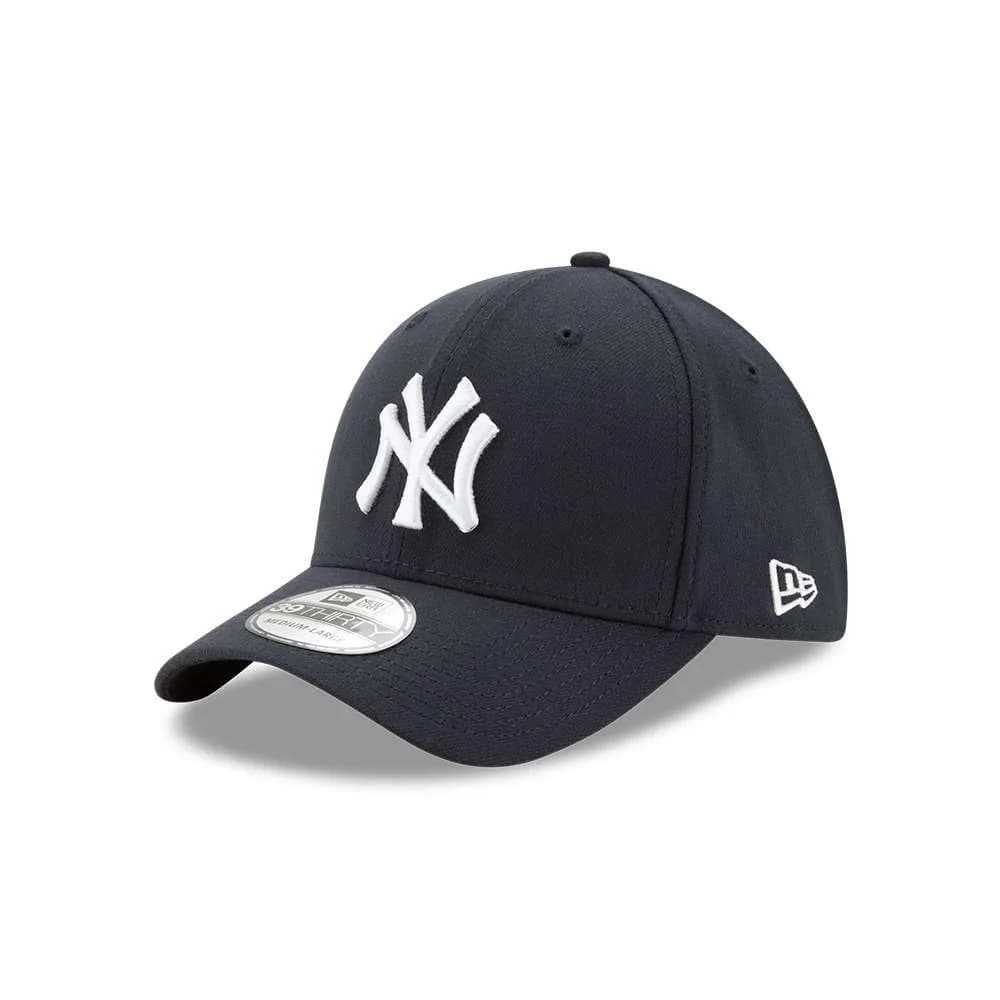 New Era MLB New York Yankees Team Classic 39Thirty Stretch Fit Cap, Black, Small/Medium - main product image
