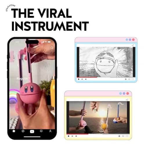 Otamatone Black Japanese Electronic Synthesizer Musical Instrument Toy | Fun & Easy to Play thumbnail 5