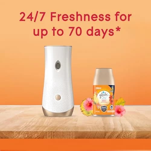 Glade Automatic Spray Air Freshener Refill Hawaiian Breeze 2 Count | Scented Mist for Instant Vacation Vibes thumbnail 5