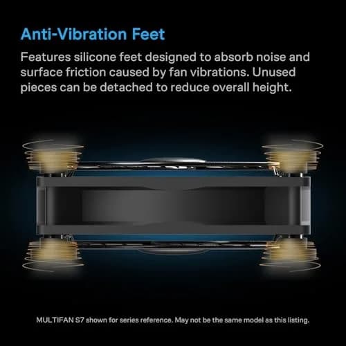 AC Infinity MULTIFAN S4 Quiet 140mm USB Fan | UL-Certified for Electronics & Consoles thumbnail 5