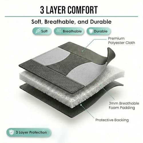 FH Group Car Seat Covers Front Set in Cloth | Universal Fit, Washable, Gray thumbnail 6