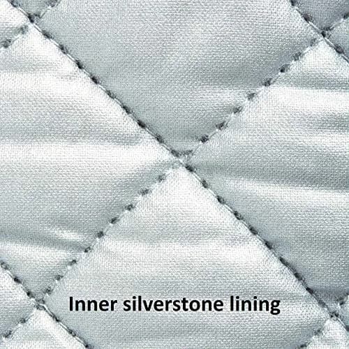 DII Basic Terry Collection Quilted Cotton Oven Mitts 18cm x 33cm (7" x 13") | Heat Resistant Kitchen Mitts thumbnail 6