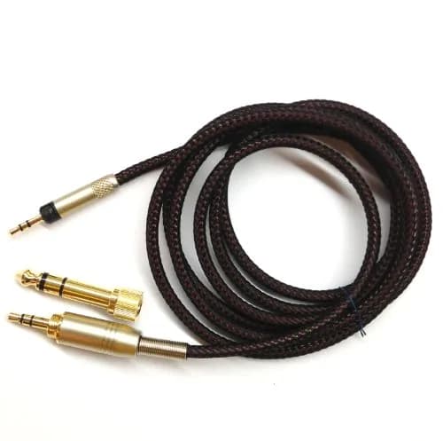 NewFantasia Replacement Upgrade Cable for Audio Technica ATH-M50x, ATH-M40x, ATH-M70x Headphones 1.5m (4.9ft) | Braided OFC Wire thumbnail 6