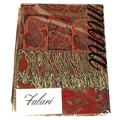 Falari Reversible Paisley Pashmina Shawl Wrap for Women | Elegant 80" x 27" Accessory thumbnail 4