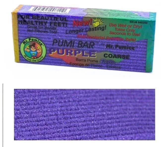 Mr. Pumice PUMI Bar Foot Callus Remover, Extra-Coarse, Purple, 4 Count | Dead Skin & Callus Smoother thumbnail 5
