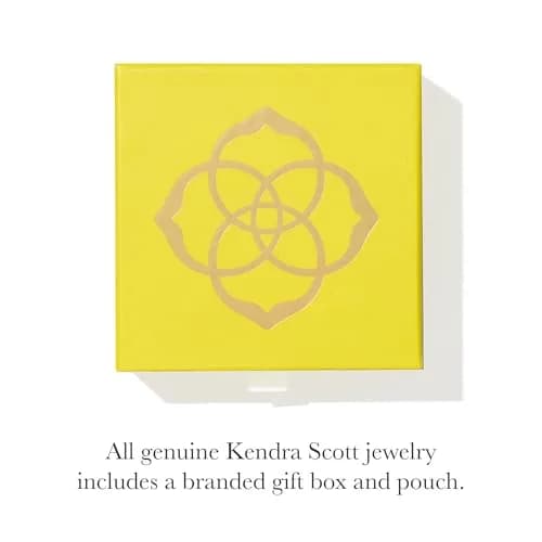 Kendra Scott Elisa Pendant Necklace for Women, Gunmetal, Black Drusy | Signature Style for Daily Wear thumbnail 4