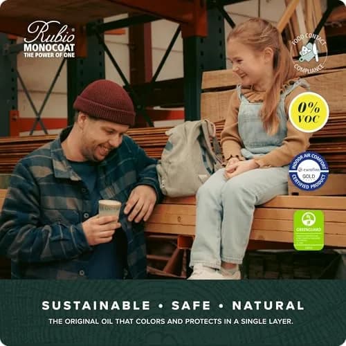 Rubio Monocoat Oil Plus Part A Wood Stain Sample Havanna 20ml (0.68 Fl Oz) | Eco-Friendly Linseed Oil for Interior Wood thumbnail 6