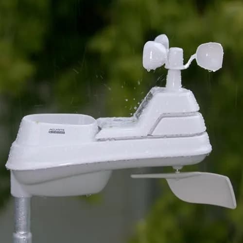 AcuRite Iris (5-in-1) Indoor/Outdoor Wireless Weather Station 2.63" D x 8.13" W x 6.75" H | Real-Time Weather Data with Color Display thumbnail 7
