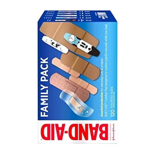 Band-Aid Adhesive Bandage Family Variety Pack 120 ct | Waterproof, Flexible & Disney Kids thumbnail 6