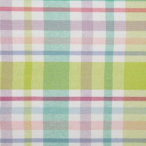 DII Cotton Plaid Napkin Set 20x20 in Spring Time | Machine Washable, 6 Count thumbnail 4