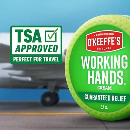 O'Keeffe's Working Hands Hand Cream & Healthy Feet Foot Cream Combo Pack 100.6g (3.4 oz + 3.2 oz) | Intensive Dry Skin Repair thumbnail 5