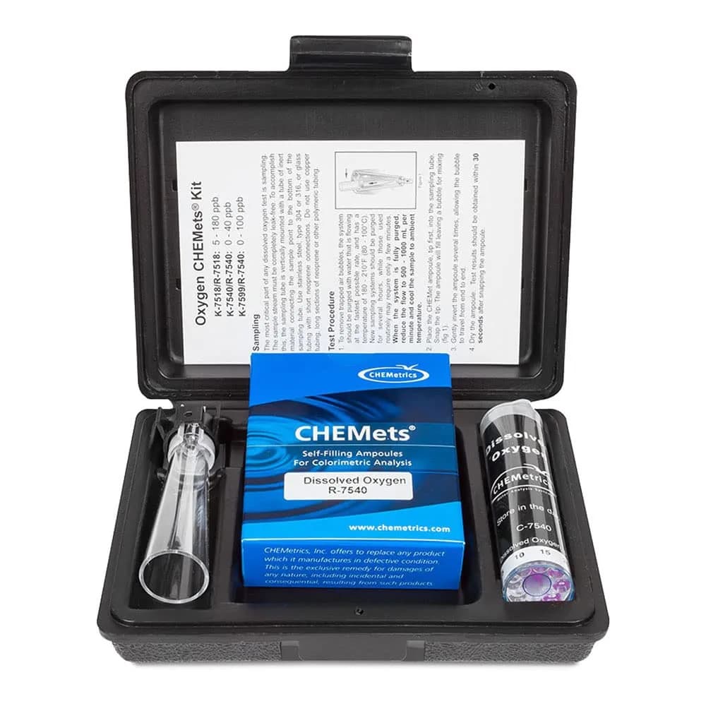 Chemetrics Dissolved Oxygen Kit 0-40 ppb | Accurate Water Testing for Labs & Industry - main product image