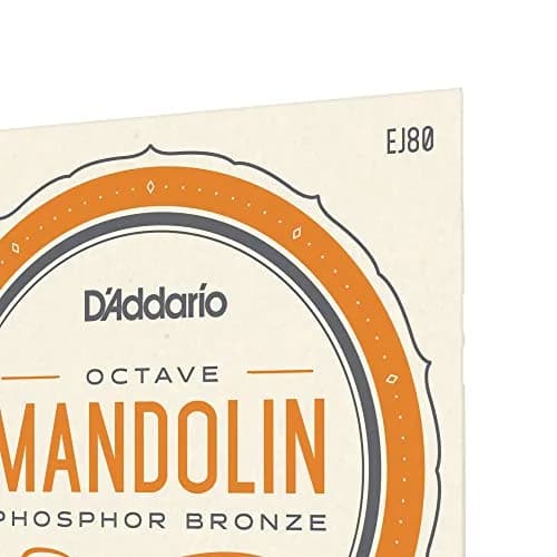 D'Addario EJ80 Phosphor Bronze Octave Mandolin Strings Medium 0.27 kg (0.6 lb) | Warm, Bright Tone thumbnail 4
