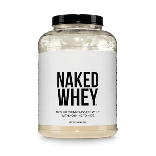 NAKED Whey Protein Powder 5lb (2.27 kg) | NSF Certified Grass-Fed Unflavored Protein for Muscle Growth & Recovery thumbnail 1