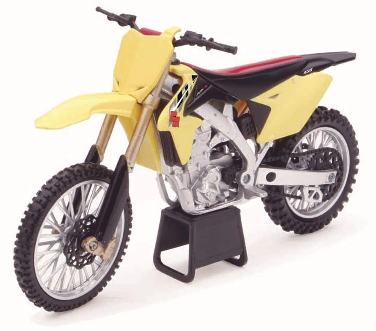 NewRay 1:12 Suzuki RM-Z450 2014 Motocross Bike Yellow | Detailed Die-Cast Replica