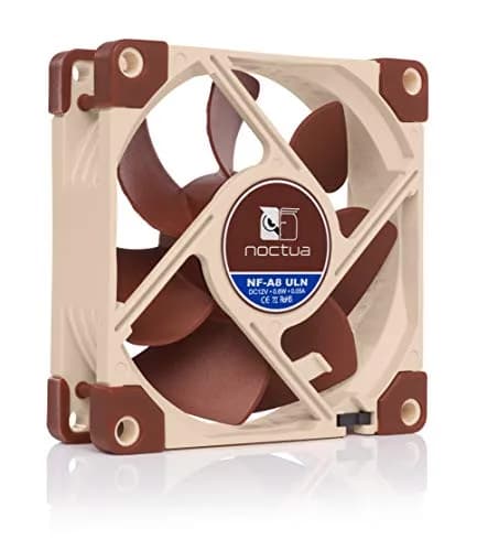 Noctua NF-A8 ULN 80mm Fan (8cm, 25mm Thick) | Ultra Low Noise 1400/1100 RPM, 10.4 dB(A), 3-Pin thumbnail 2
